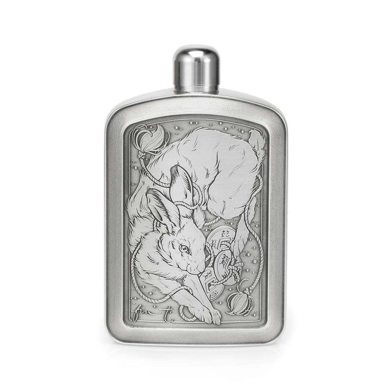 Limited Edition Fin T Hare Hip Flask