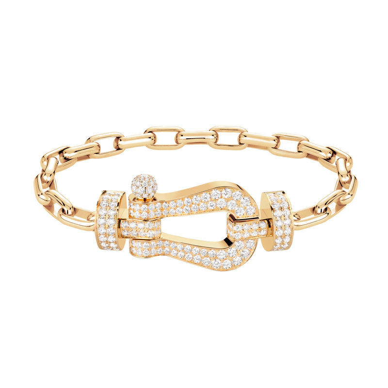 Force 10 XL Yellow Gold Bracelet