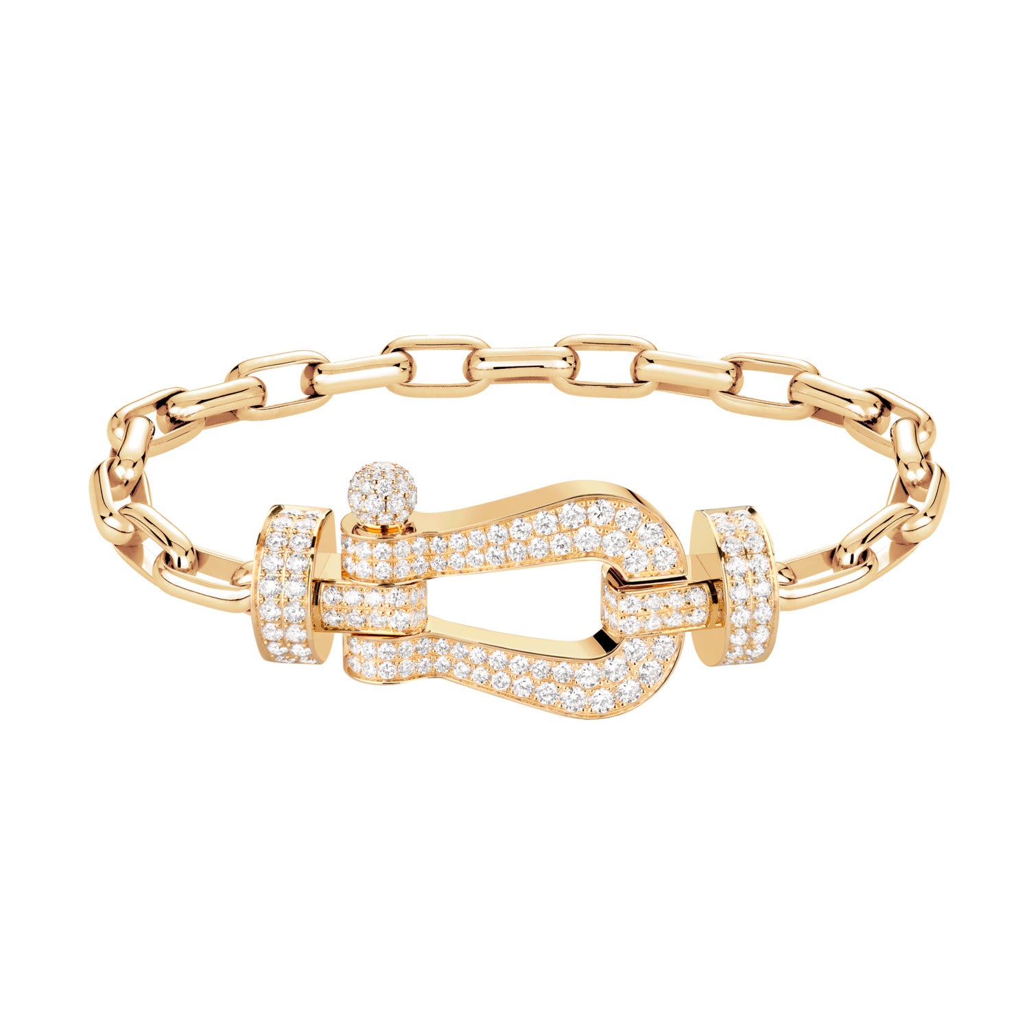 Force 10 XL Yellow Gold Bracelet