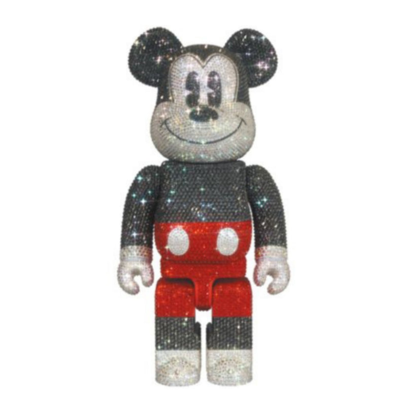 Crystal Decorate Mickey Mouse BE@RBRICK 400% R&W