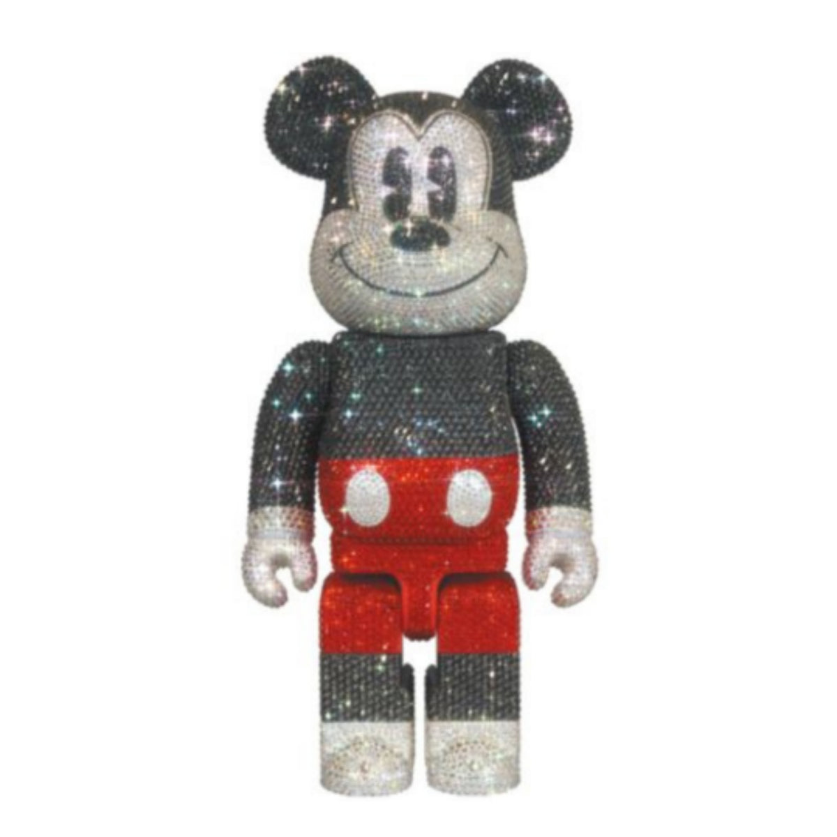 Crystal Decorate Mickey Mouse BE@RBRICK 400% R&W