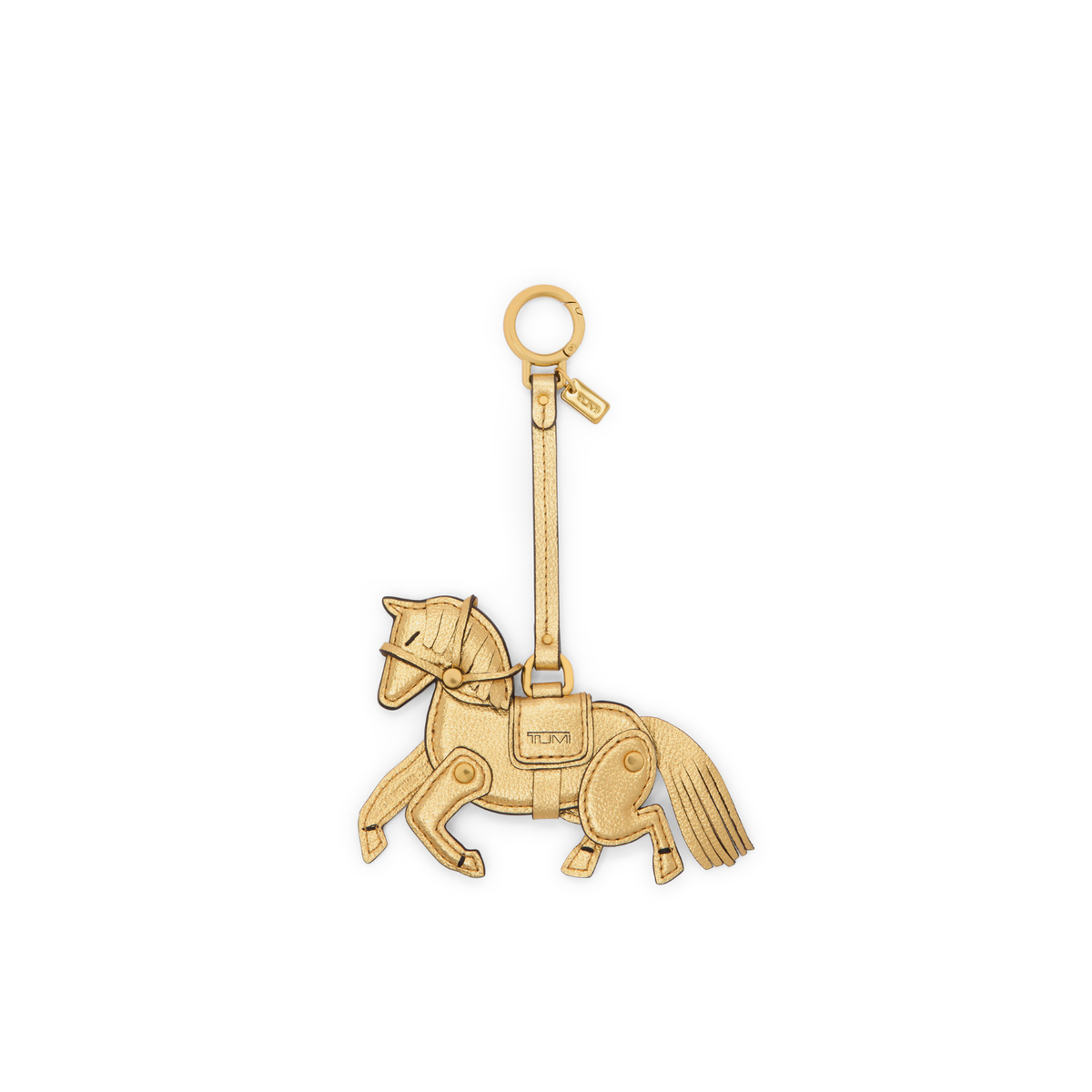 Key Fob Horse Key Charm - Gold