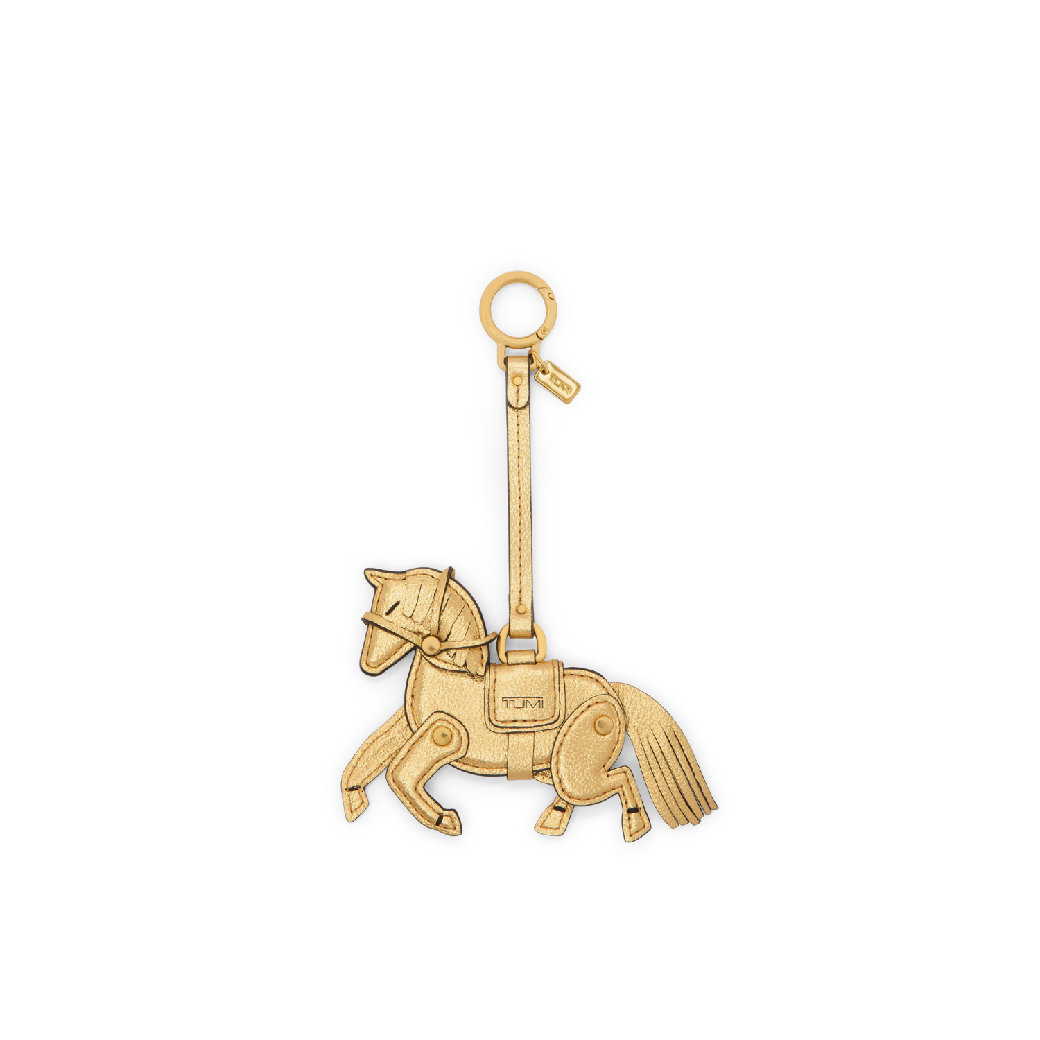 Key Fob Horse Key Charm - Gold