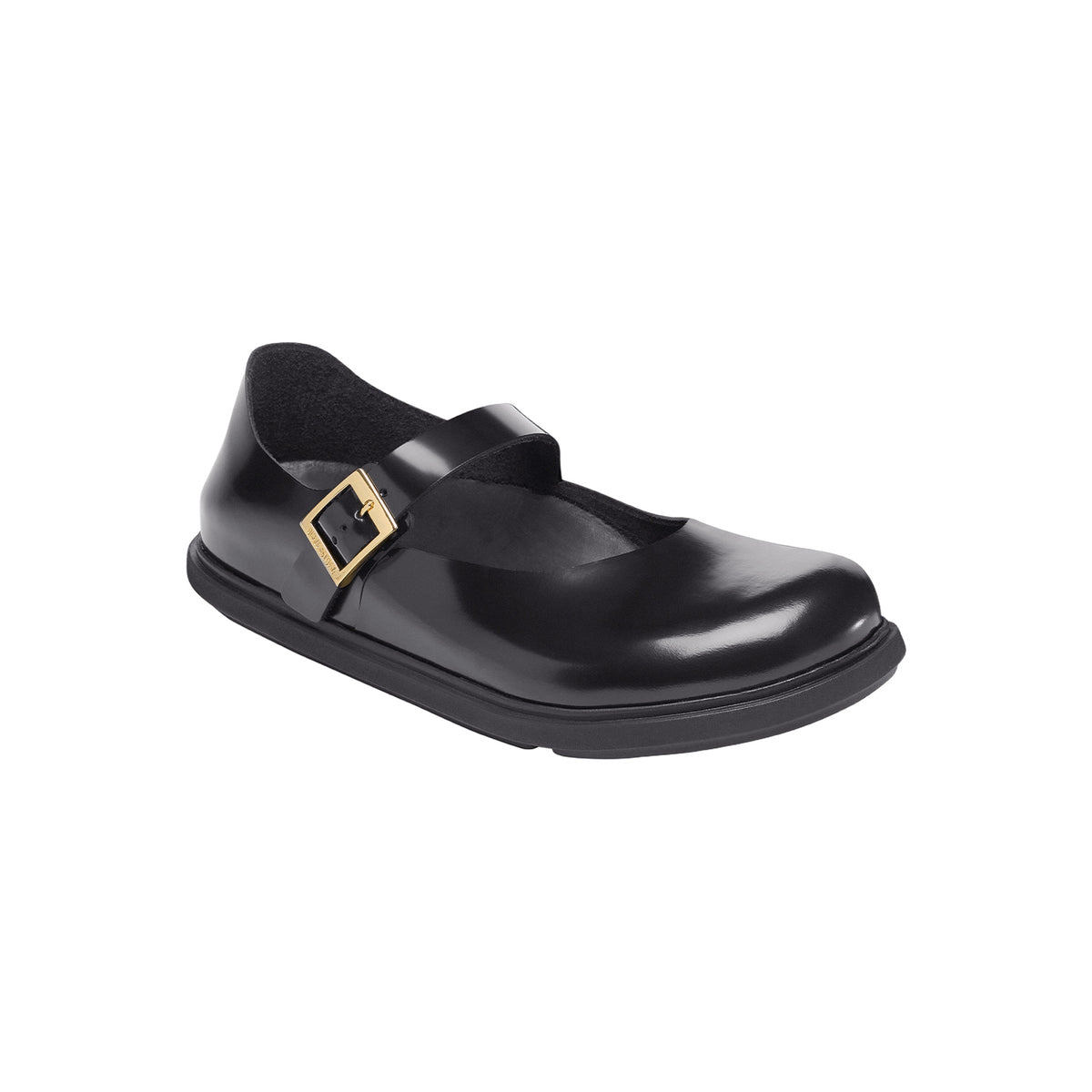 Mantova Cup Sole Natural Leather Patent High-Shine Black