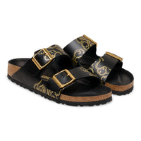 Arizona CNY Print Natural Leather Black