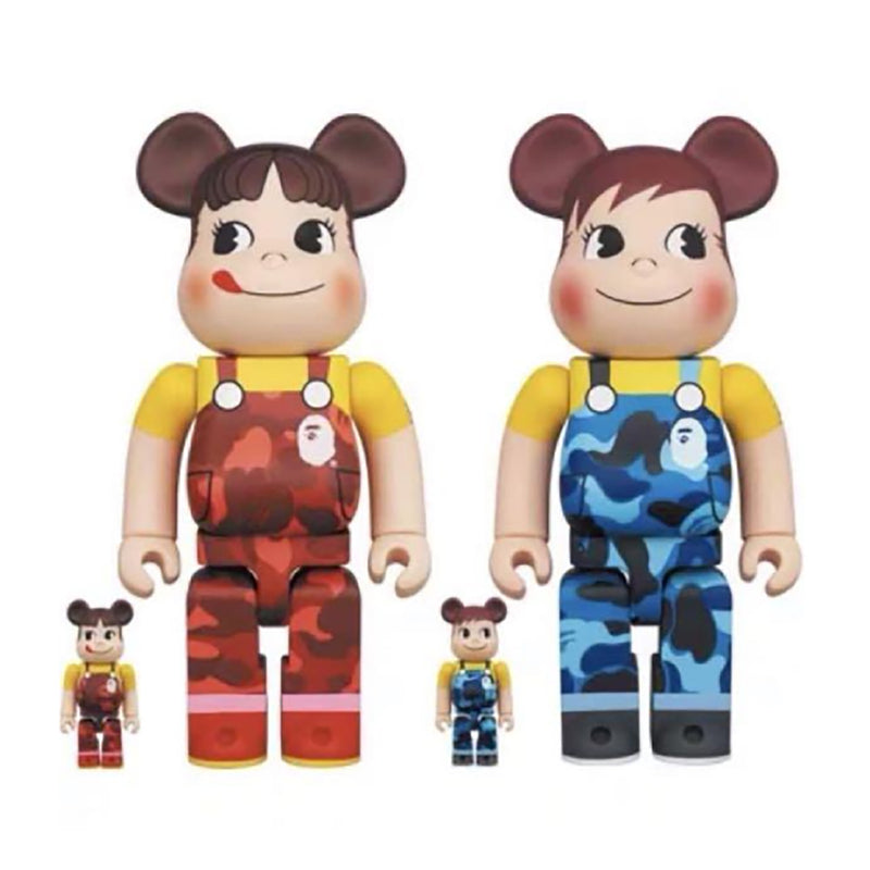 BE@RBRICK Bape (R) × Peko-chan & Poco-chan 100％ & 400％