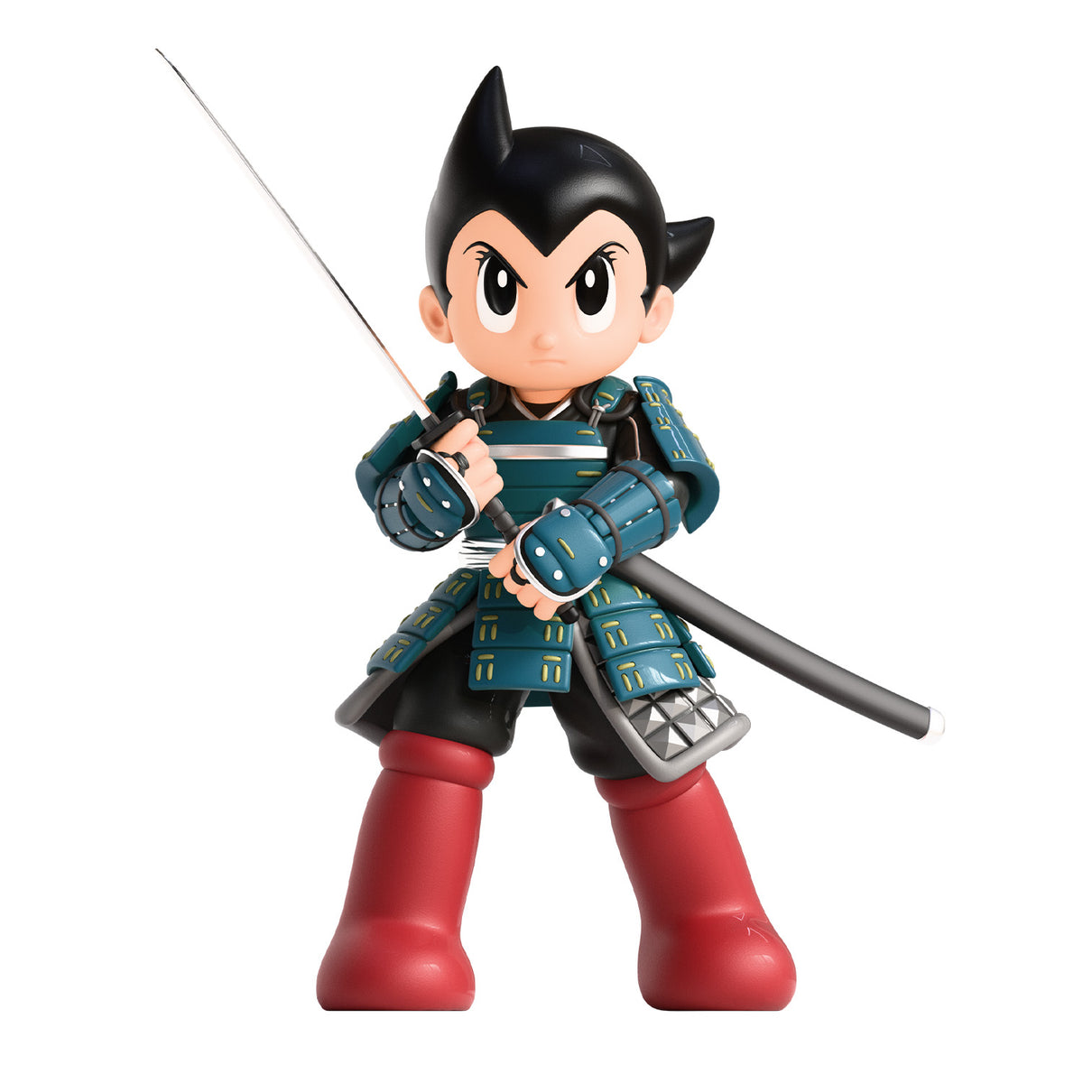BLAXK X Astro Boy Red Boots Samurai Blue