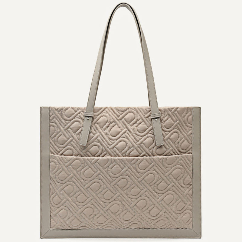 PEDRO Icon Leather Shoulder Bag - Taupe