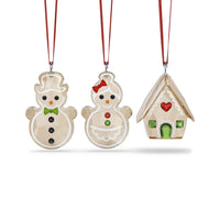Holiday Cheers Gingerbread Ornament Set