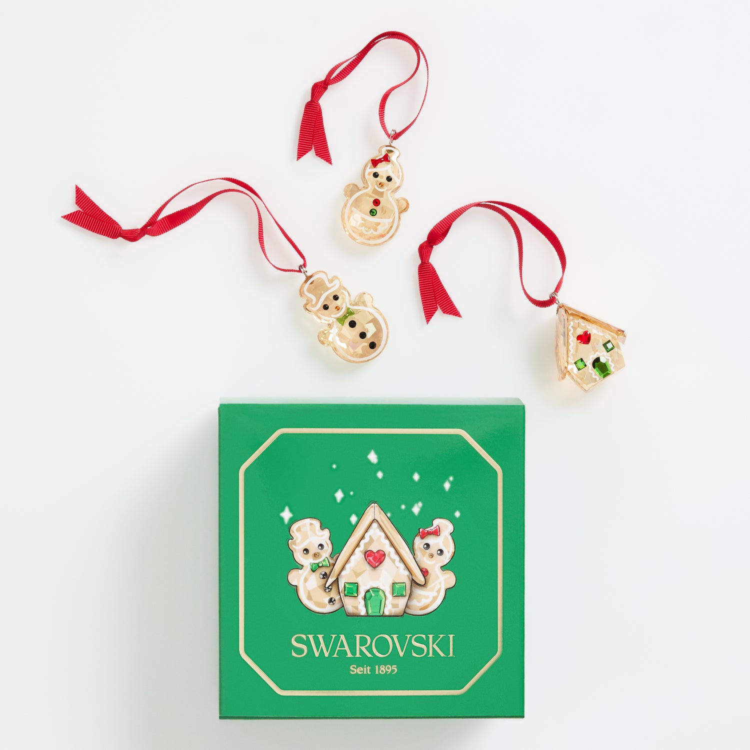 Holiday Cheers Gingerbread Ornament Set