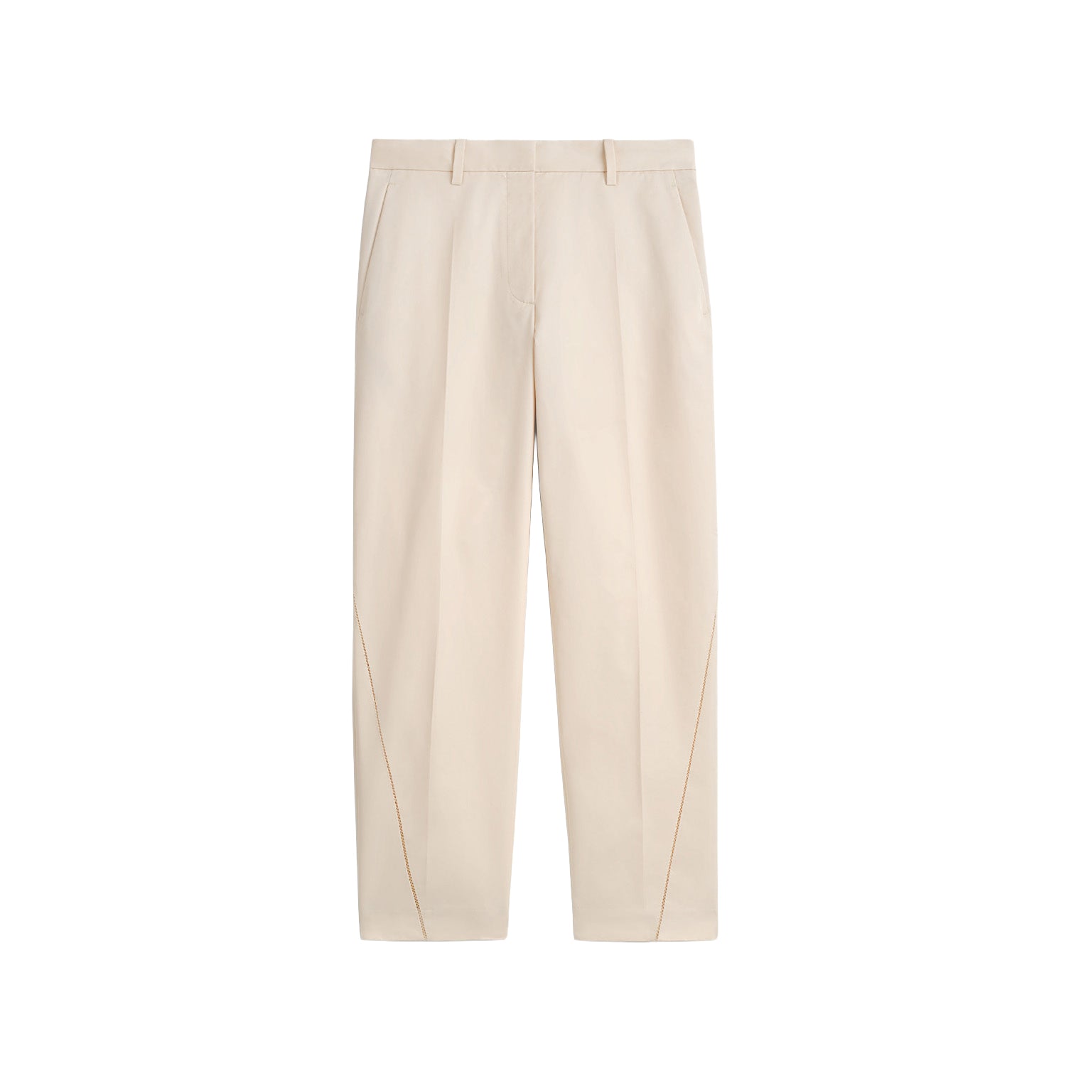 Embroided Cotton Trousers