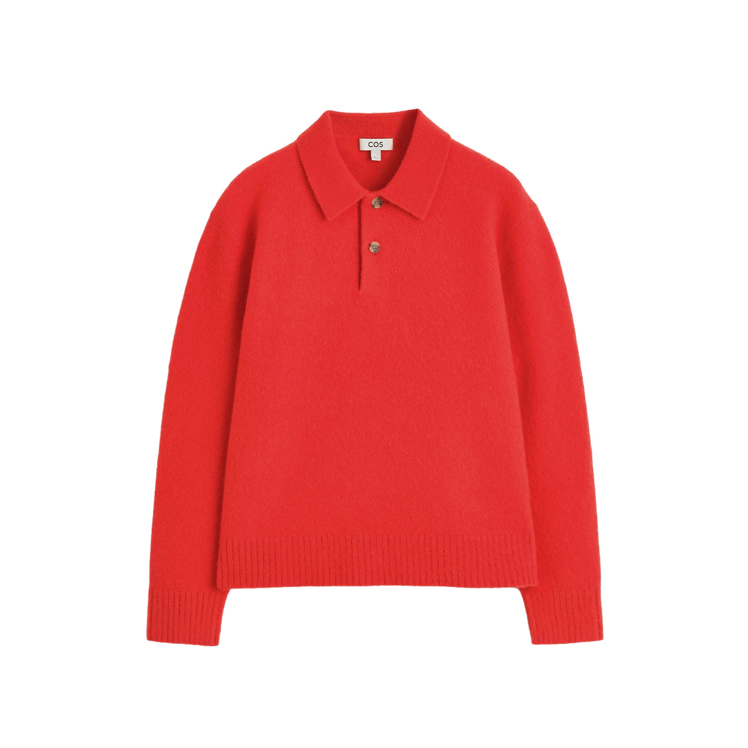 Brushed-Wool Polo Shirt