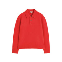 Brushed-Wool Polo Shirt