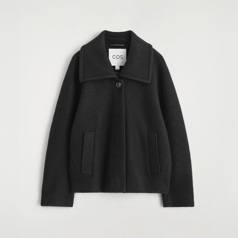 Oversized Boiled-Wool Jacket 1293748001