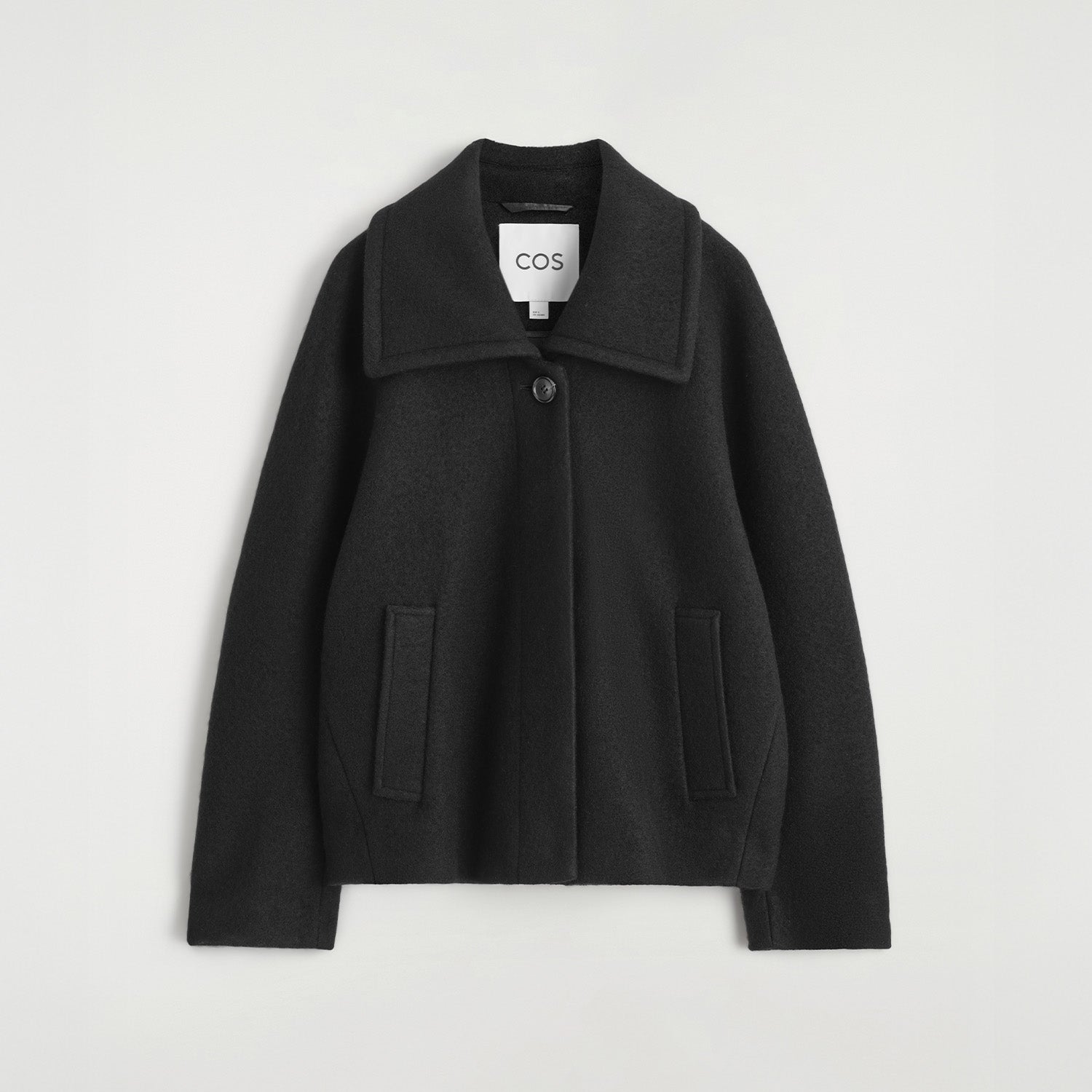 Oversized Boiled-Wool Jacket 1293748001