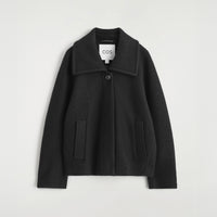 Oversized Boiled-Wool Jacket 1293748001