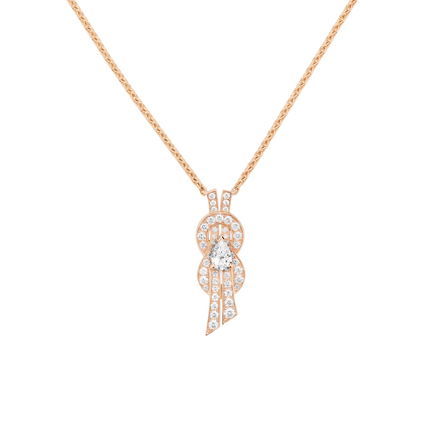 Fred Chance Infinie Pink Gold Necklace