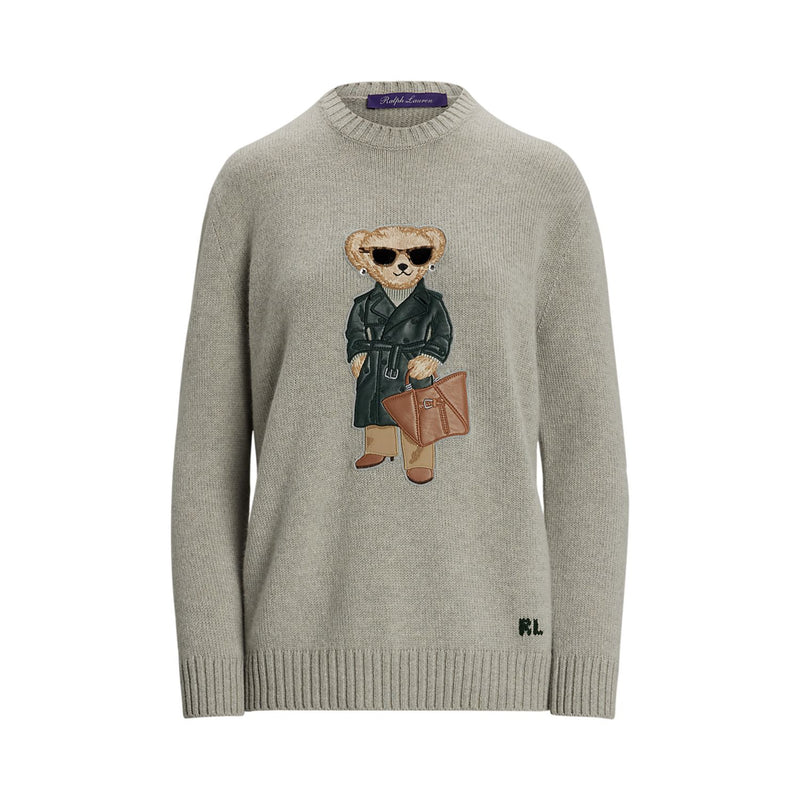 Racing Green Trench Polo Bear Sweater