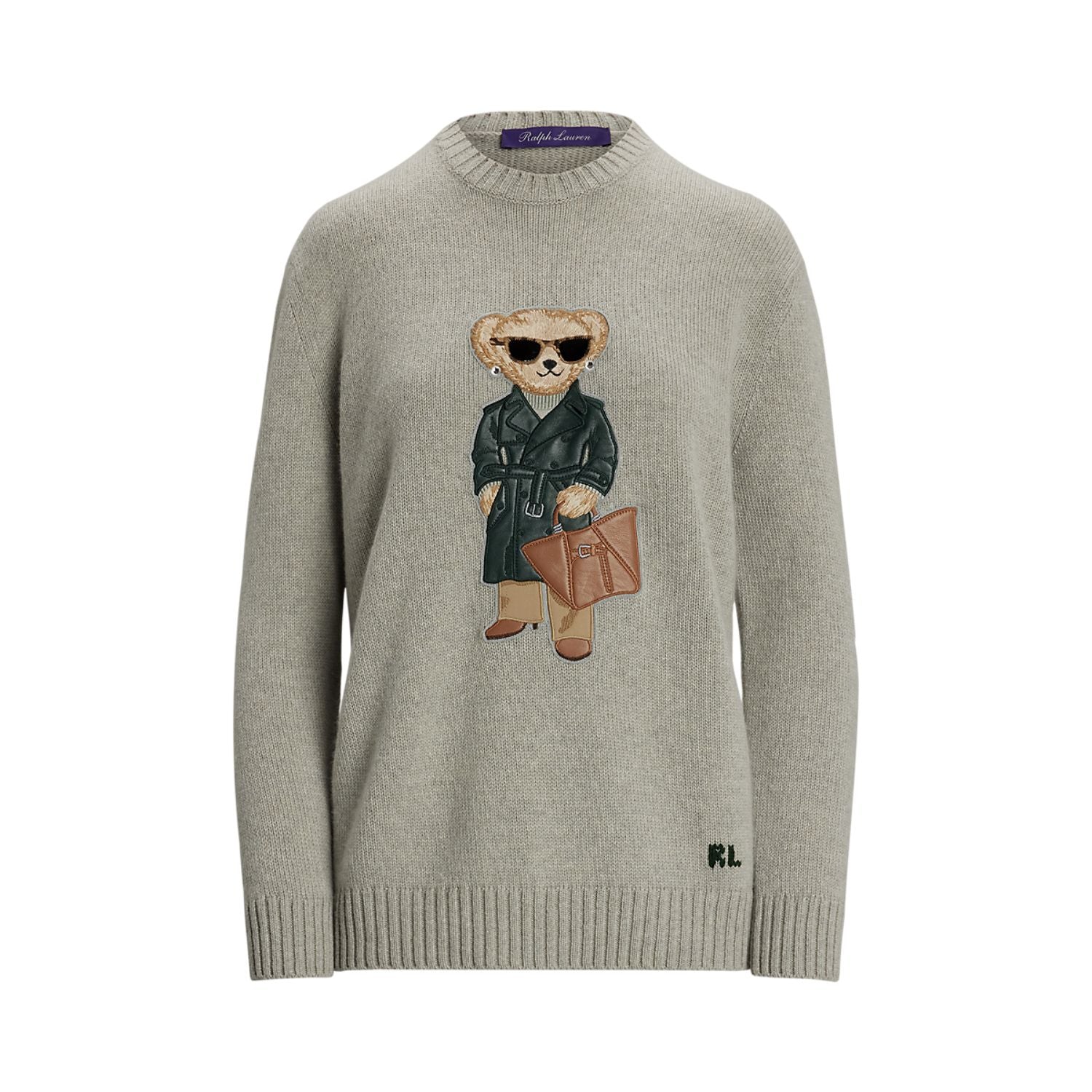 Racing Green Trench Polo Bear Sweater