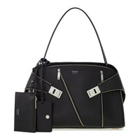 Hug Soft Shoulder Bag Multi-zip (M)