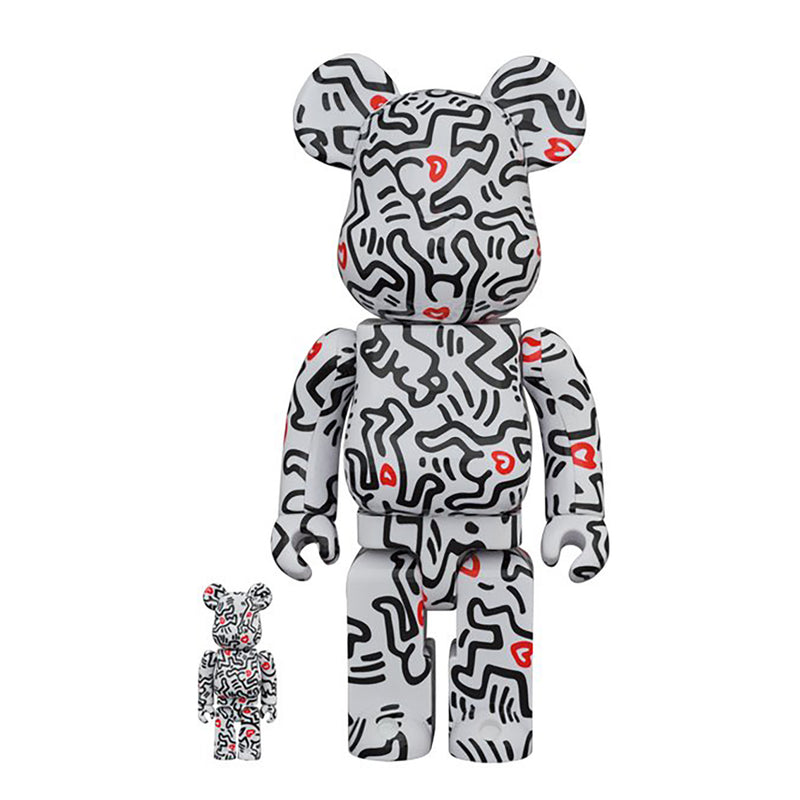 BE@RBRICK Keith Haring #8 100% & 400%