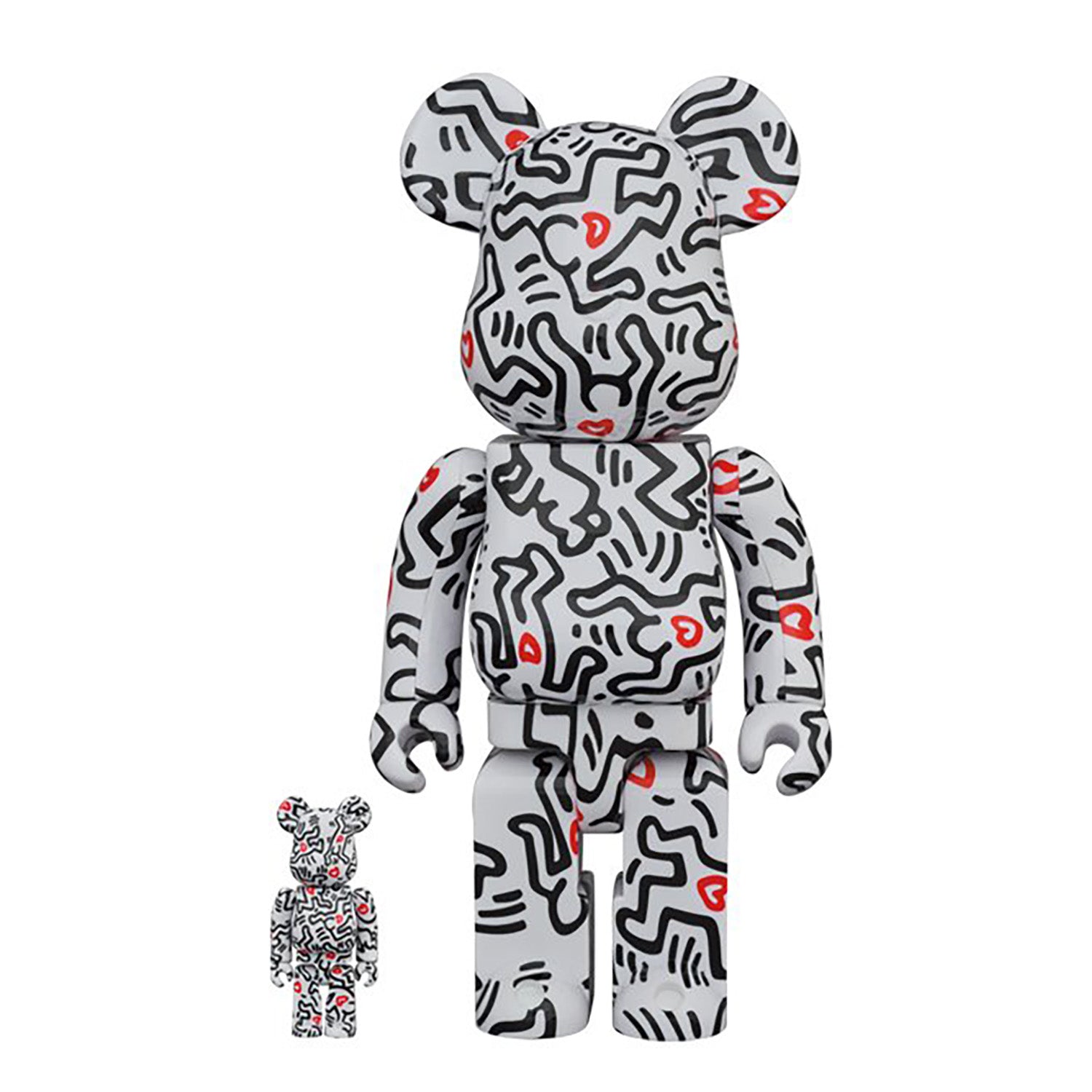 BE@RBRICK Keith Haring #8 100% & 400%