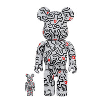 BE@RBRICK Keith Haring #8 100% & 400%
