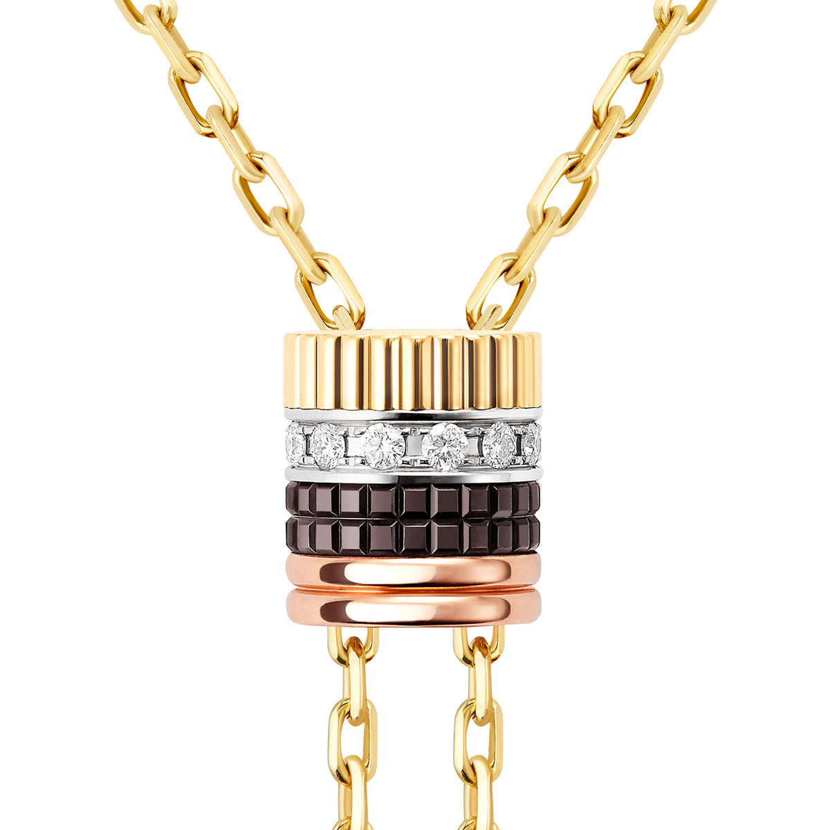 Quatre Classique Tie Necklace, Large Model