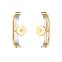 Stud Earrings Quatre Radiant Edition YG WG Diamonds