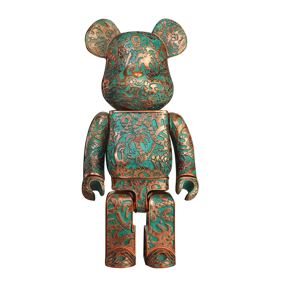 BE@RBRICK Royal Selangor x Steven Harrington X ActionCity (Green Patina Ver) 400%