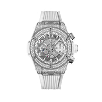 Big Bang Unico Titanium White Pavé 42mm