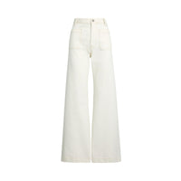 Denim Wide-Leg Sailor Pant