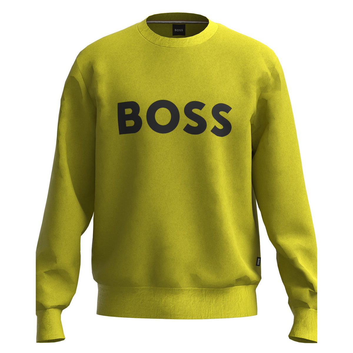 Pure cotton relaxed-fit sweatshirt swith boss logo branding