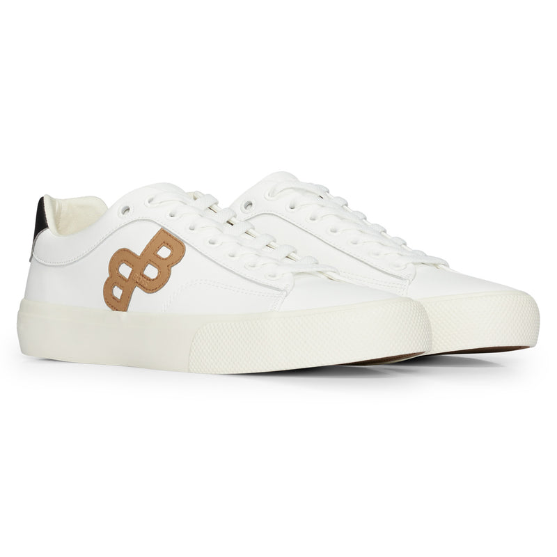 Low-top trainers with monogram detail