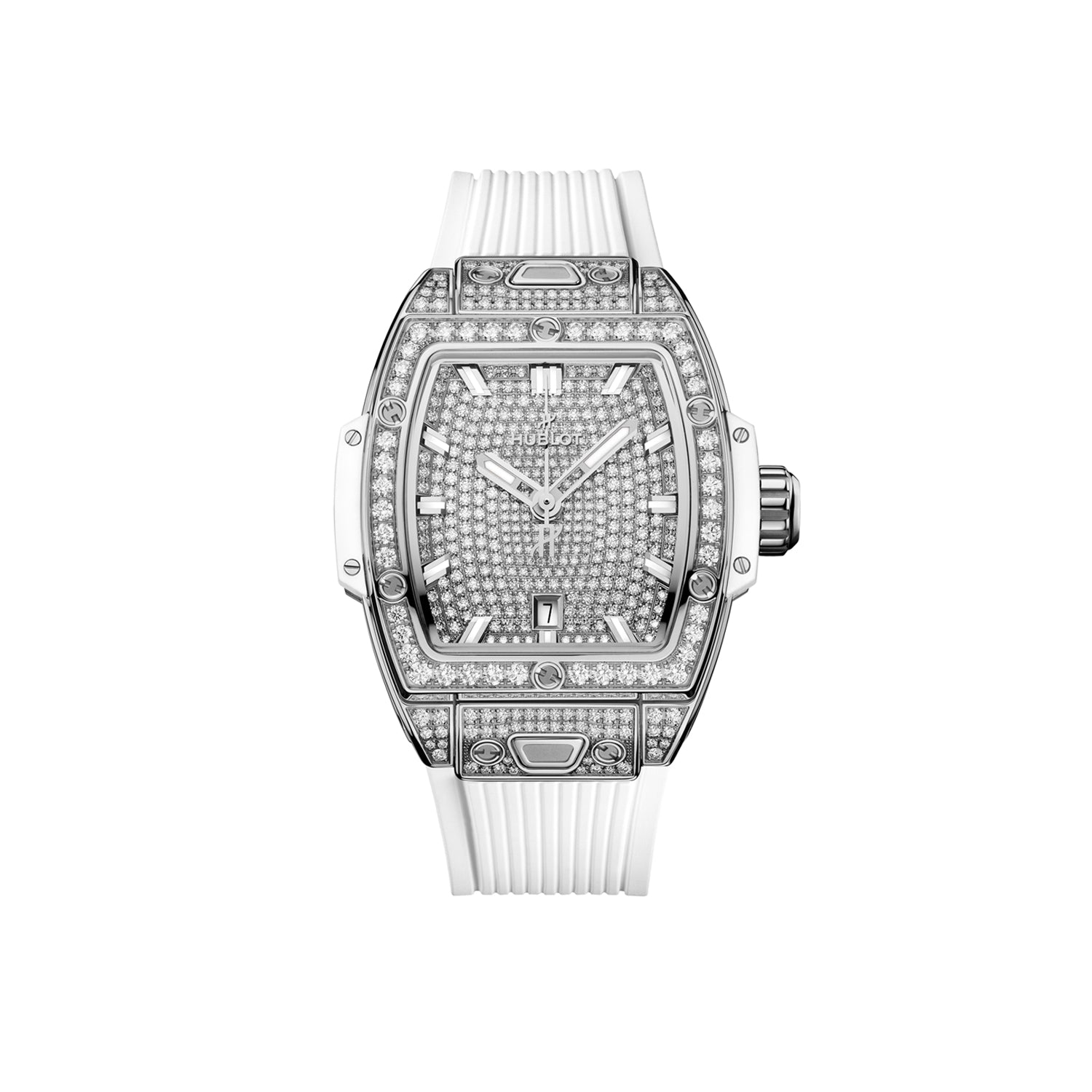 Spirit Of Big Bang Steel White Full Pave 32mm