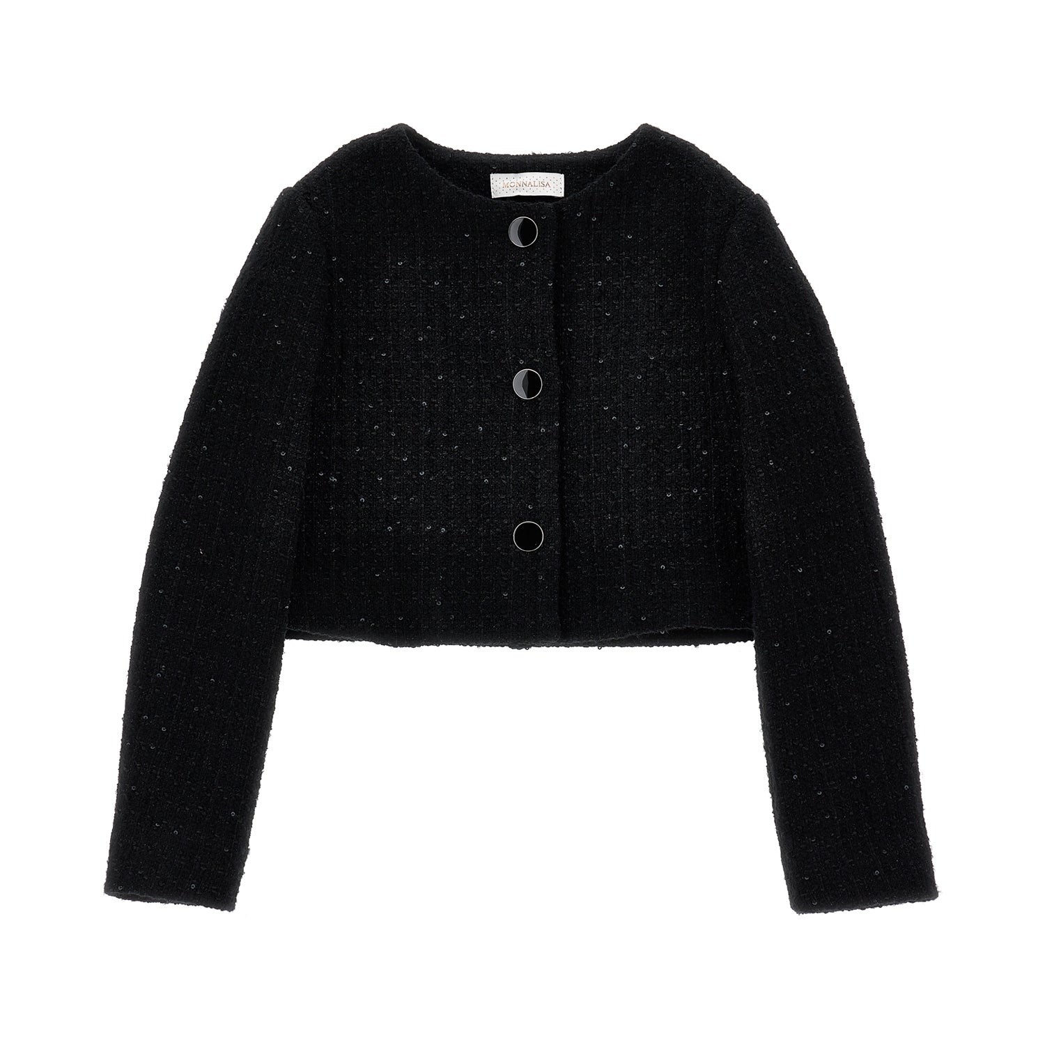 Bouclé Jacket with Sequins