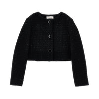 Bouclé Jacket with Sequins