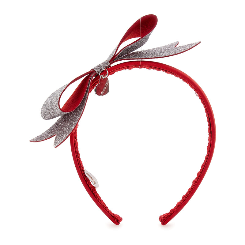 Lurex bow headband