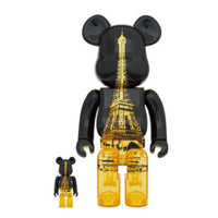 BE@RBRICK Eiffel Tower Golden Gown Ver. 100% & 400%