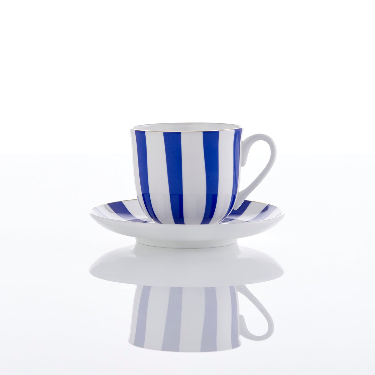 Tea for Two Teacup and Saucer in Blue