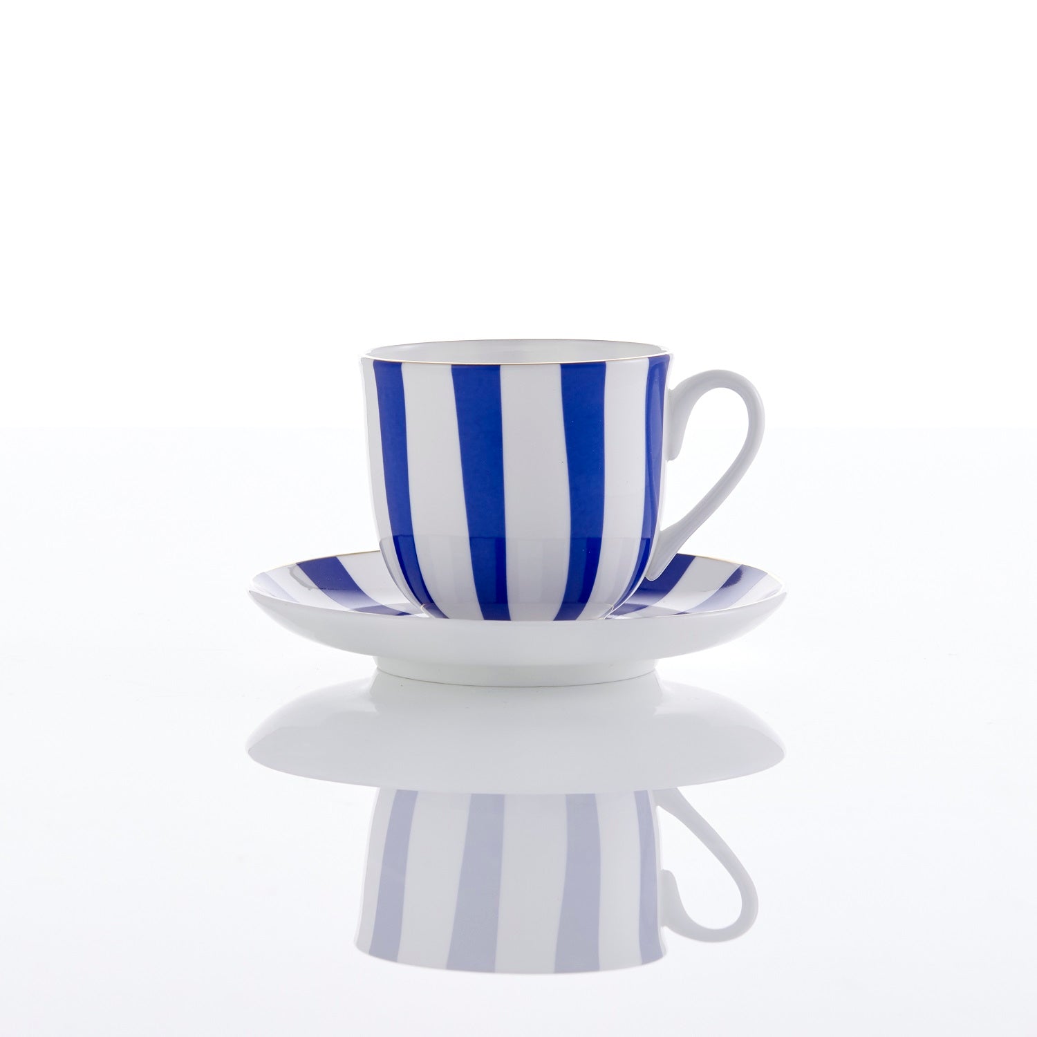 Tea for Two Teacup and Saucer in Blue