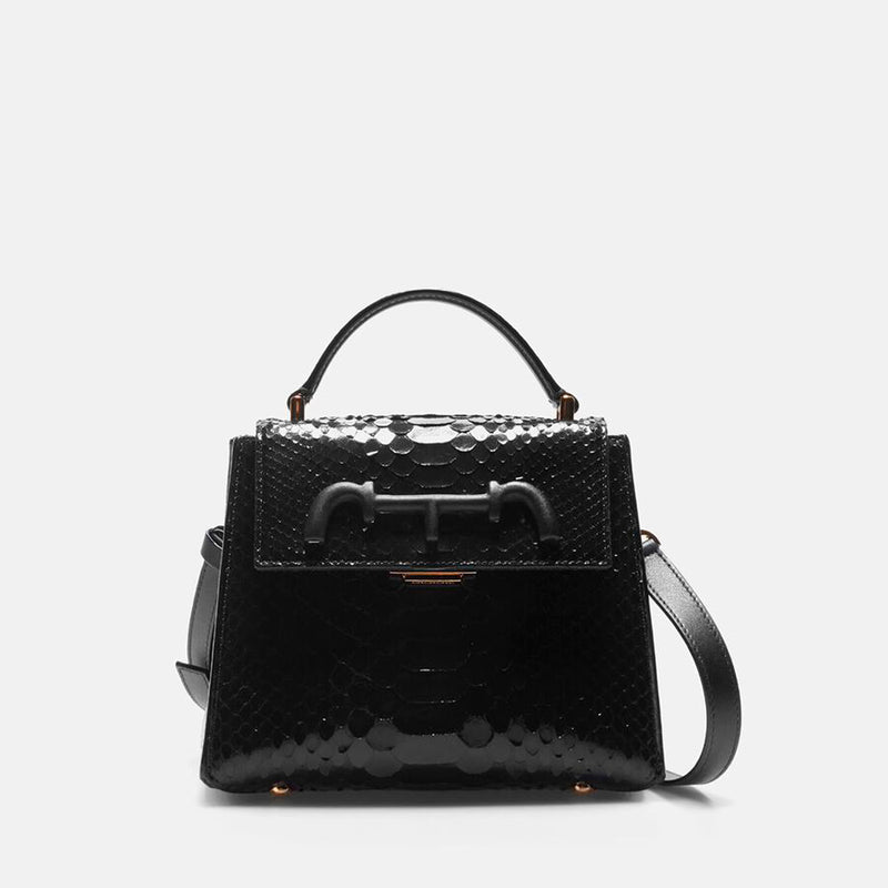 CH Carolina Herrera Mini Doma Insignia Handle Bag w/ Strap - Neutrals  Handle Bags, Handbags - CAO96106