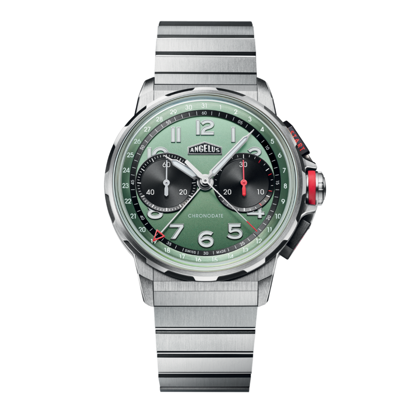 Angelus Chronodate Titanium Green Titanium