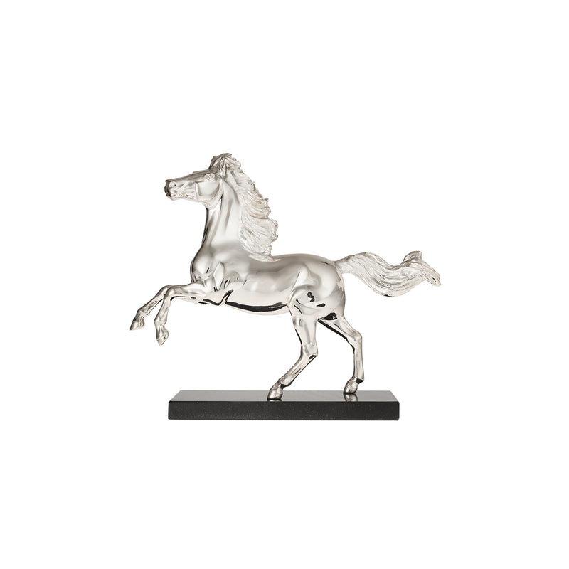 Horse Silver Chinese New Year 2026 Sculpture Animalière SP