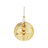 Silver-Plated Christmas Ornament 2025 Edition - Gold