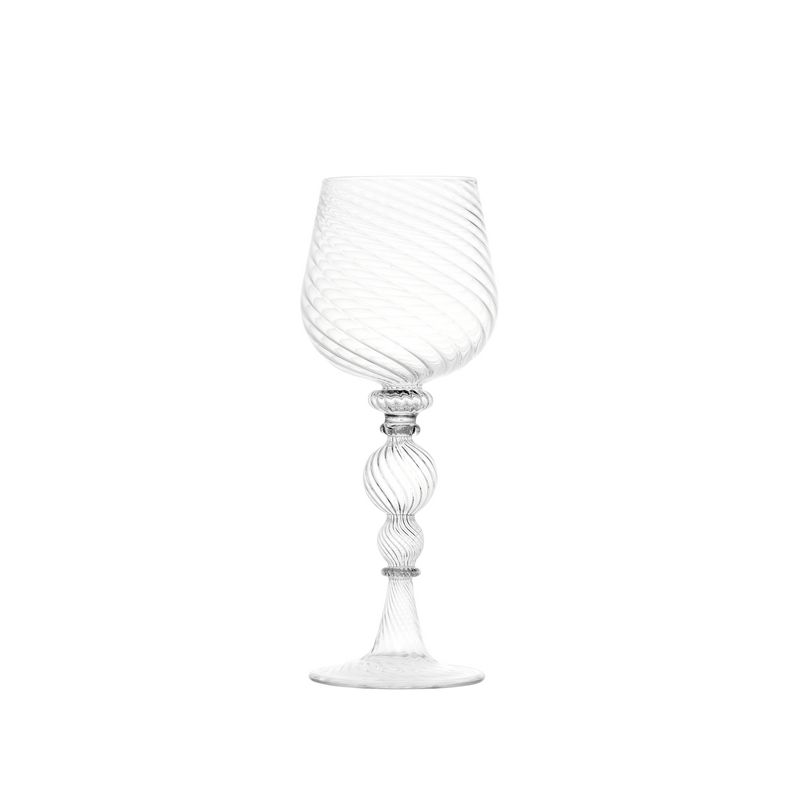 Set of 2 white wine glasses Tourbillon Glass
