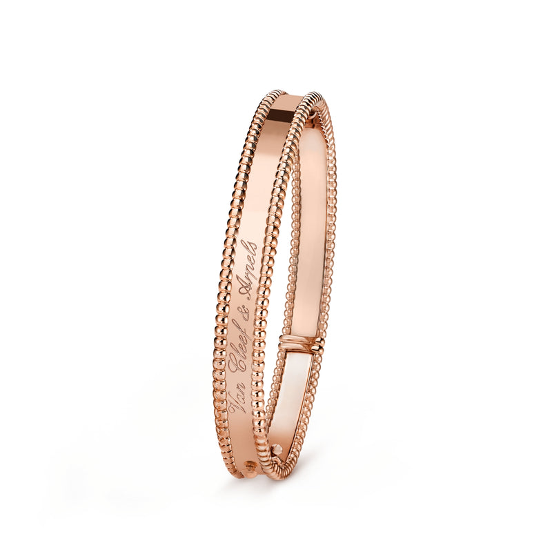 Bracelet, Perlée Signature, Pink Gold