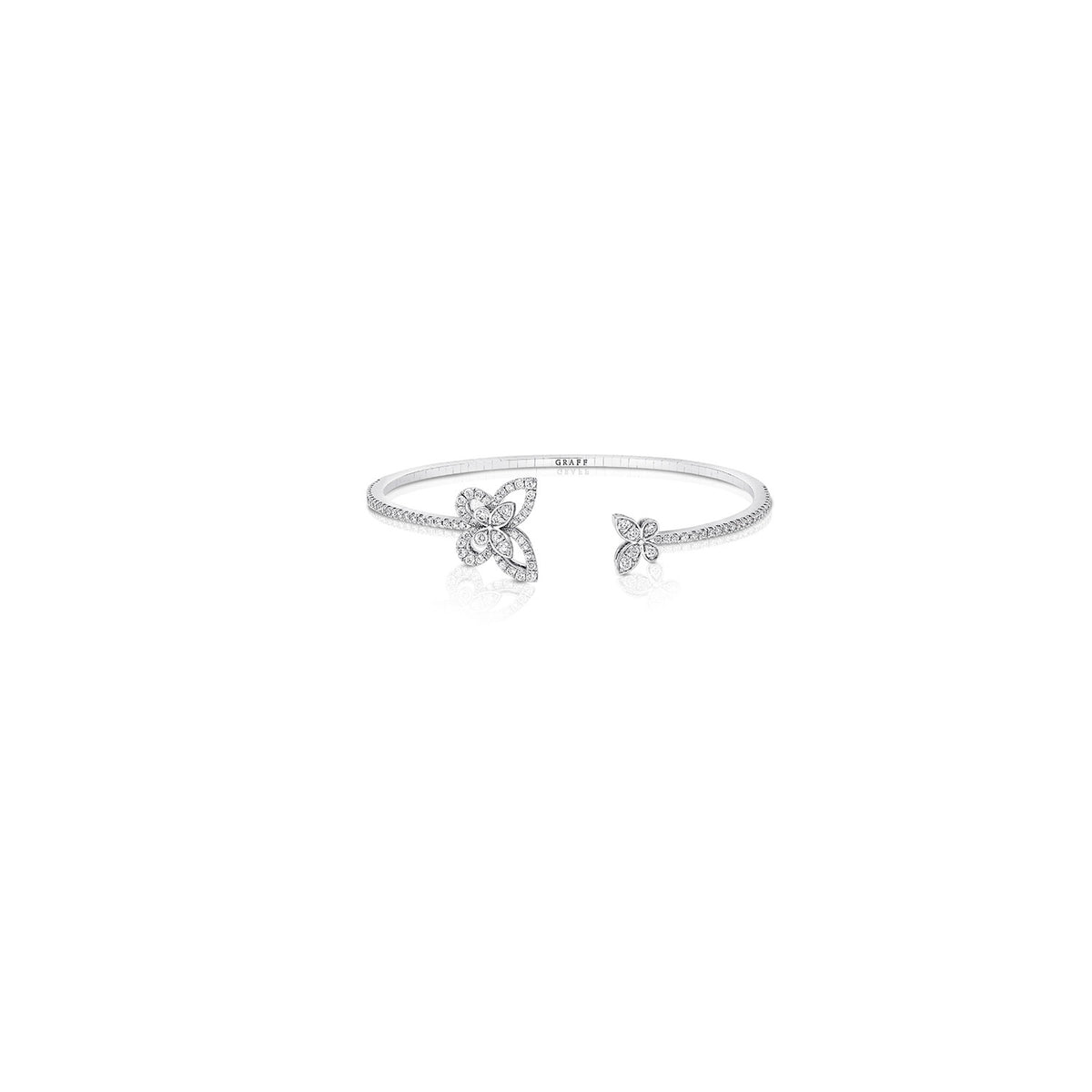 Butterfly Silhouette Collection Diamond Bangle