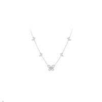 Butterfly Silhouette Collection Pavé Diamond Pendant