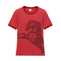 Chloé Baby Fit Logo T-shirt in Chiné Jersey